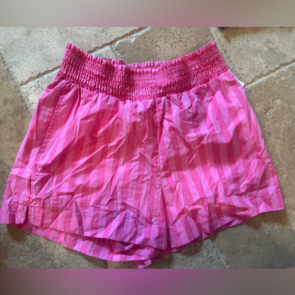 Women’s Pink Stripe Shorts
